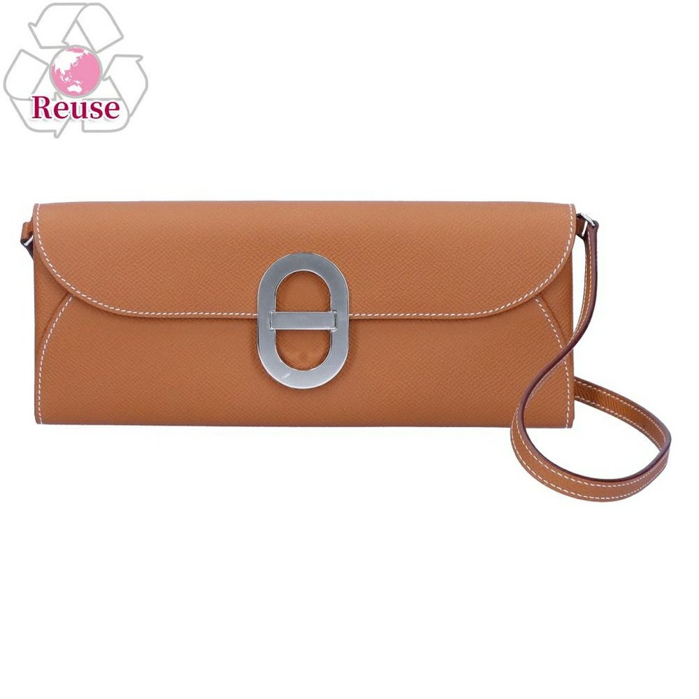 【リユース品】 エルメス HERMES バッグ ショルダーバッグ シェーヌダンクルトゥーゴー ゴールド/シルバー金具 【お取り寄せ】