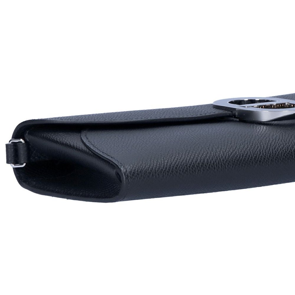 【リユース品】 エルメス HERMES バッグ ショルダーバッグ シェーヌダンクルトゥーゴー ブラック/シルバー金具 【お取り寄せ】