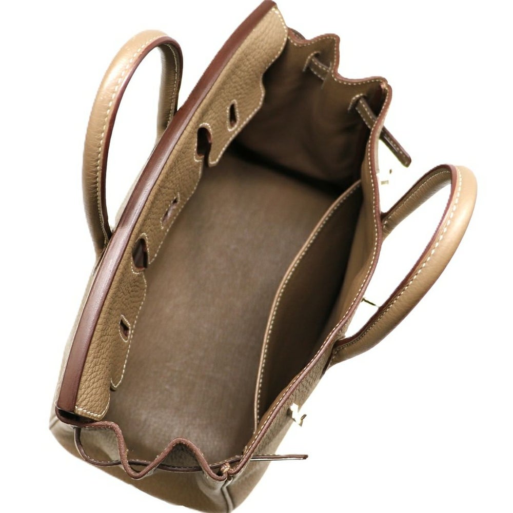 【リユース品】 エルメス HERMES バッグ ハンドバッグ バーキン25 エトープ/シルバー金具 【お取り寄せ】