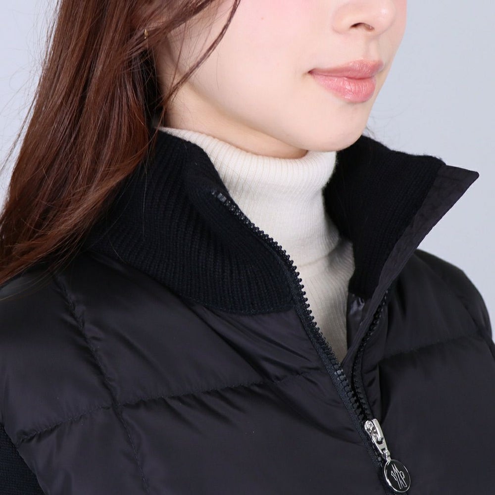 モンクレール MONCLER レディース ダウンジャケット カーディガン 9B000 03 M1131 999 BLACK
