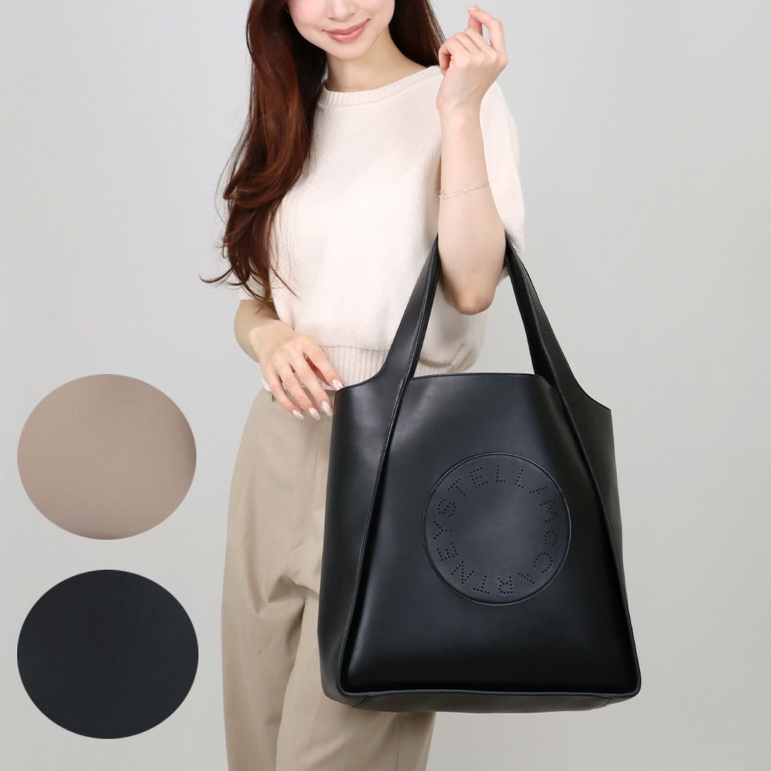 ステラマッカートニー ロゴトートバッグ 2WAY ブラック STELLA McCARTNEY/ステラ マッカートニー通販 | ステラ ロゴ トート