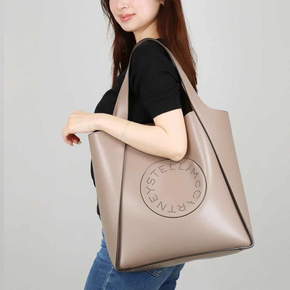ステラマッカートニー STELLA McCARTNEY トートバッグ ロゴ スクエア 7B0031 W8542