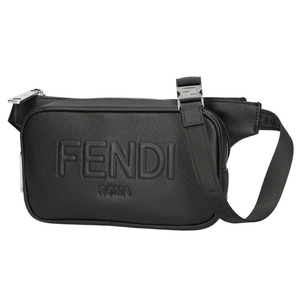 フェンディ FENDI ショルダーバッグ ボディバッグ MARSUPIO VIT.CHER 7VA605 AMAC F0GXN NERO+PALLADIO 【お取り寄せ】