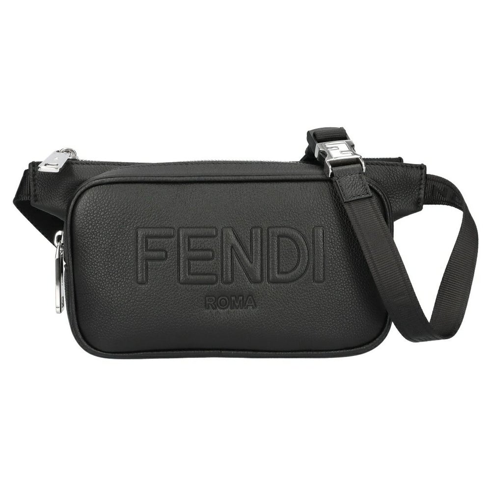 フェンディ FENDI ショルダーバッグ ボディバッグ MARSUPIO VIT.CHER 7VA605 AMAC F0GXN NERO+PALLADIO 【お取り寄せ】
