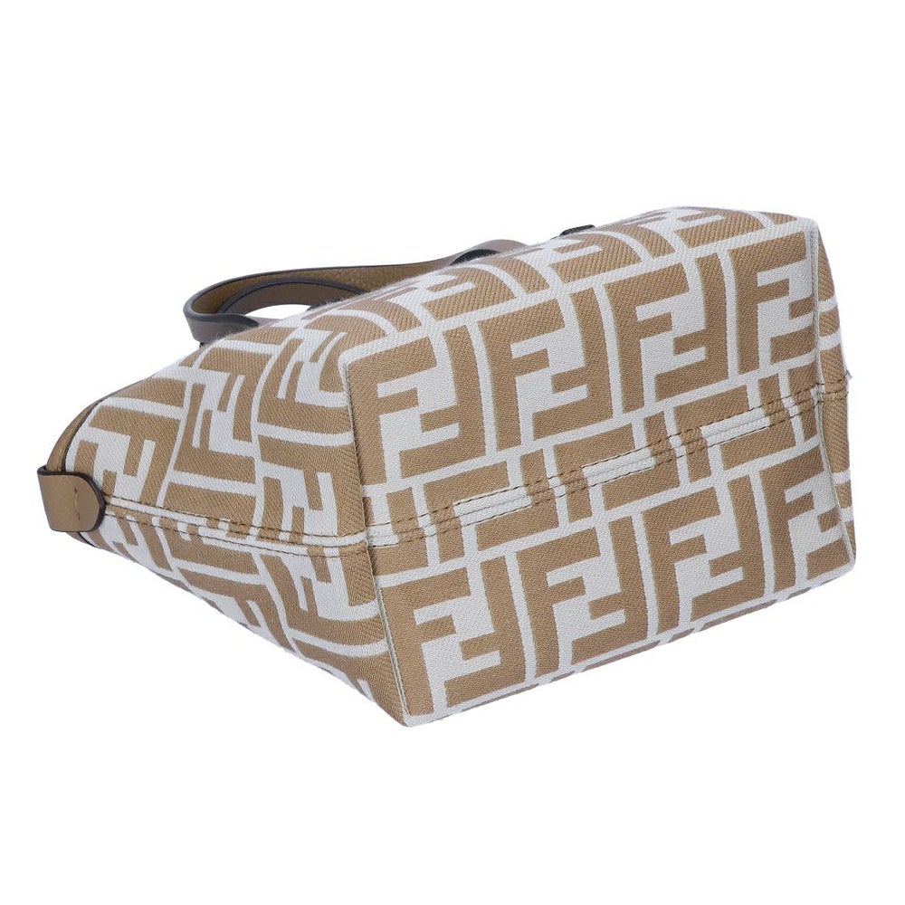 フェンディ FENDI ２WAYバッグ MINI ROLL 8BS096 AOVJ F1PIQ BEIGE+SAND+SOFT GOLD 【お取り寄せ】