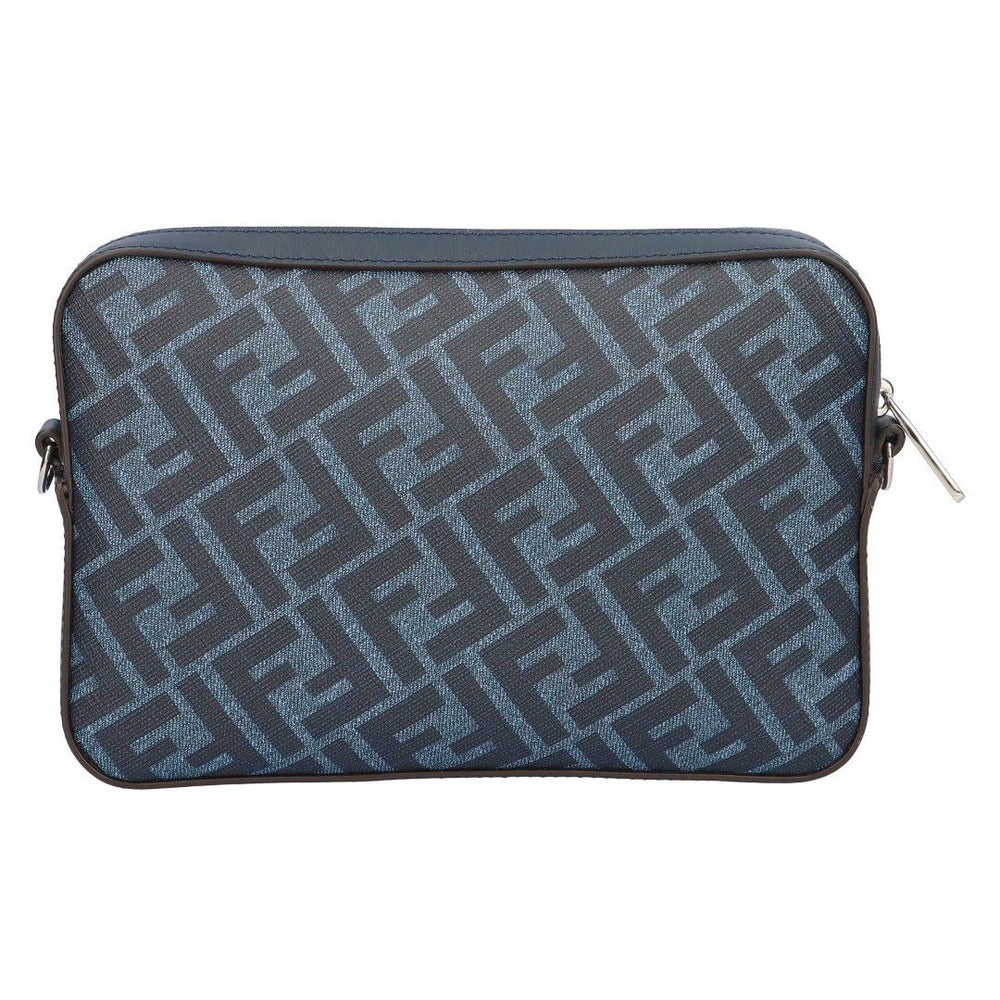 フェンディ FENDI ショルダーバッグ クロスボディ CAMERA CASE 7M0286 ASIC F1O97 LEATHER DENIM B MEDIUM 【お取り寄せ】