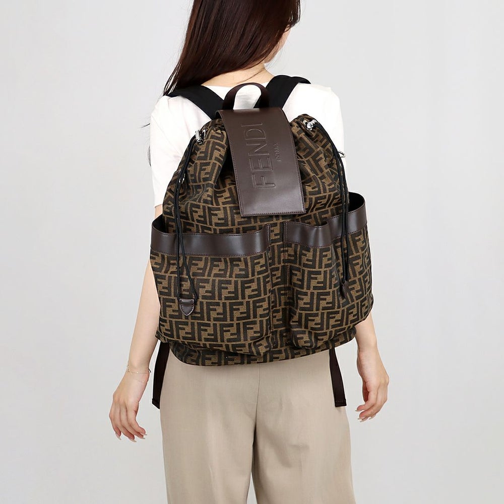 フェンディ FENDI リュックサック バックパック FENDI STRIKE MEDIUM JACQUARD FF 1974 RICICLATO 7VZ056 AG0M F19KW 【お取り寄せ】