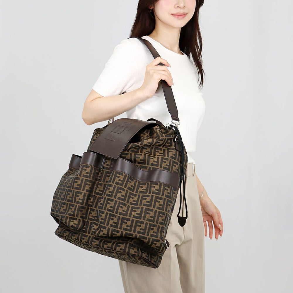 フェンディ FENDI リュックサック バックパック FENDI STRIKE MEDIUM JACQUARD FF 1974 RICICLATO 7VZ056 AG0M F19KW 【お取り寄せ】