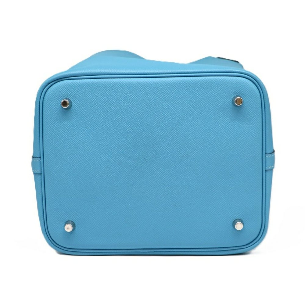 【リユース品】 エルメス HERMES バッグ ハンドバッグ ピコタンロックMM トレサージュ セレスト/シルバー金具 【お取り寄せ】