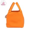 【リユース品】 エルメス HERMES バッグ ハンドバッグ ピコタンロック PM オレンジ系/シルバー金具 【お取り寄せ】