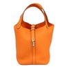 【リユース品】 エルメス HERMES バッグ ハンドバッグ ピコタンロック PM オレンジ系/シルバー金具 【お取り寄せ】