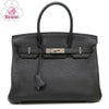 【リユース品】 エルメス HERMES バッグ ハンドバッグ バーキン30 ブラック/シルバー金具 【お取り寄せ】