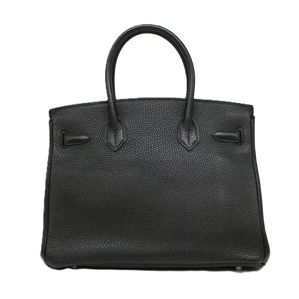 【リユース品】 エルメス HERMES バッグ ハンドバッグ バーキン30 ブラック/シルバー金具 【お取り寄せ】