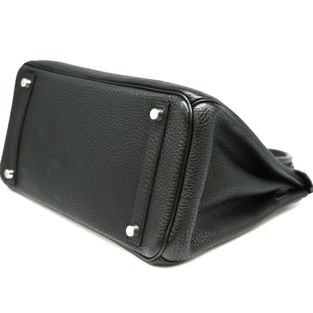 【リユース品】 エルメス HERMES バッグ ハンドバッグ バーキン30 ブラック/シルバー金具 【お取り寄せ】