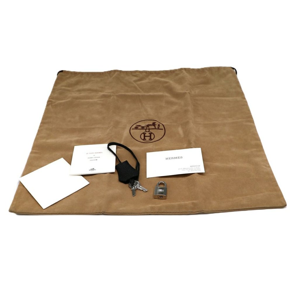 【リユース品】 エルメス HERMES バッグ ハンドバッグ バーキン30 ブラック/シルバー金具 【お取り寄せ】