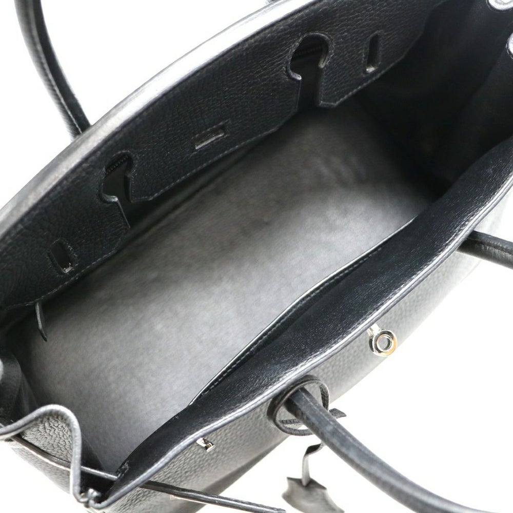 【リユース品】 エルメス HERMES バッグ ハンドバッグ バーキン30 ブラック/シルバー金具 【お取り寄せ】
