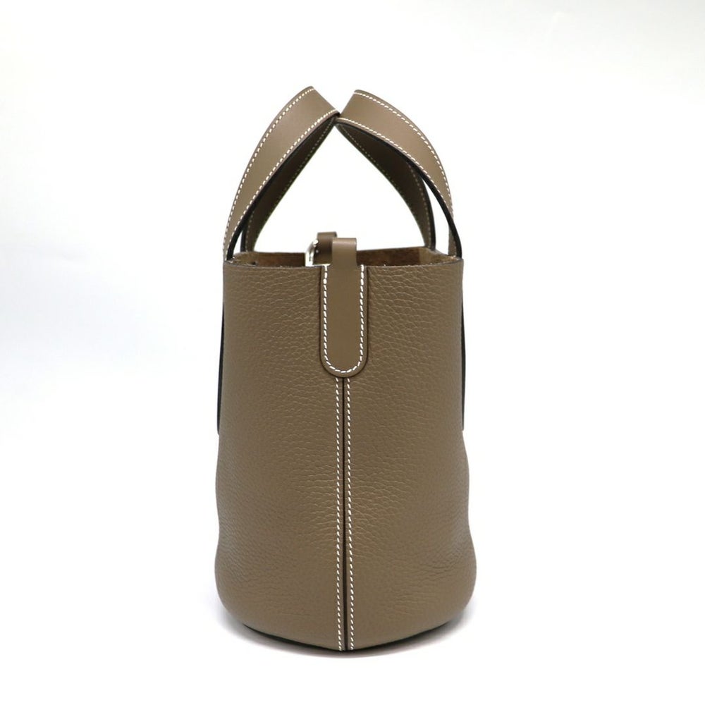 【リユース品】 エルメス HERMES バッグ ハンドバッグ インザループ18 エトープ/シルバー金具 【お取り寄せ】