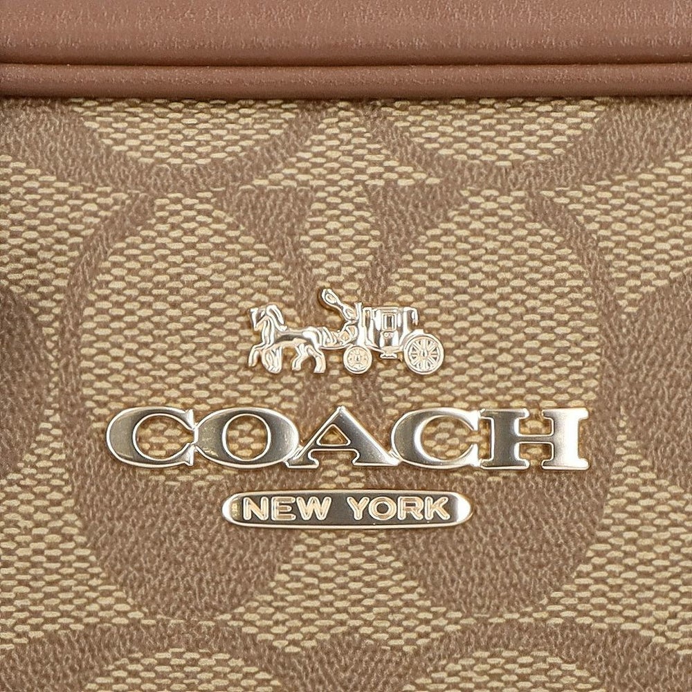コーチ COACH ショルダーバッグ クロスボディ CQ874 ミニ ジェイミー カメラバッグ シグネチャー キャンバス