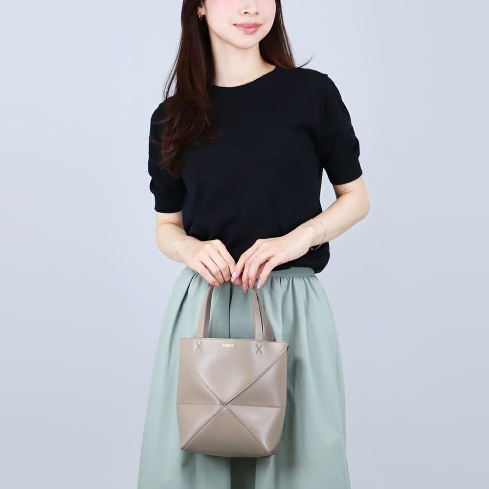 ロエベ LOEWE 2WAYバッグ パズルフォルド トート ミニ A657V25X01 2150 ARENA SAND【お取り寄せ】