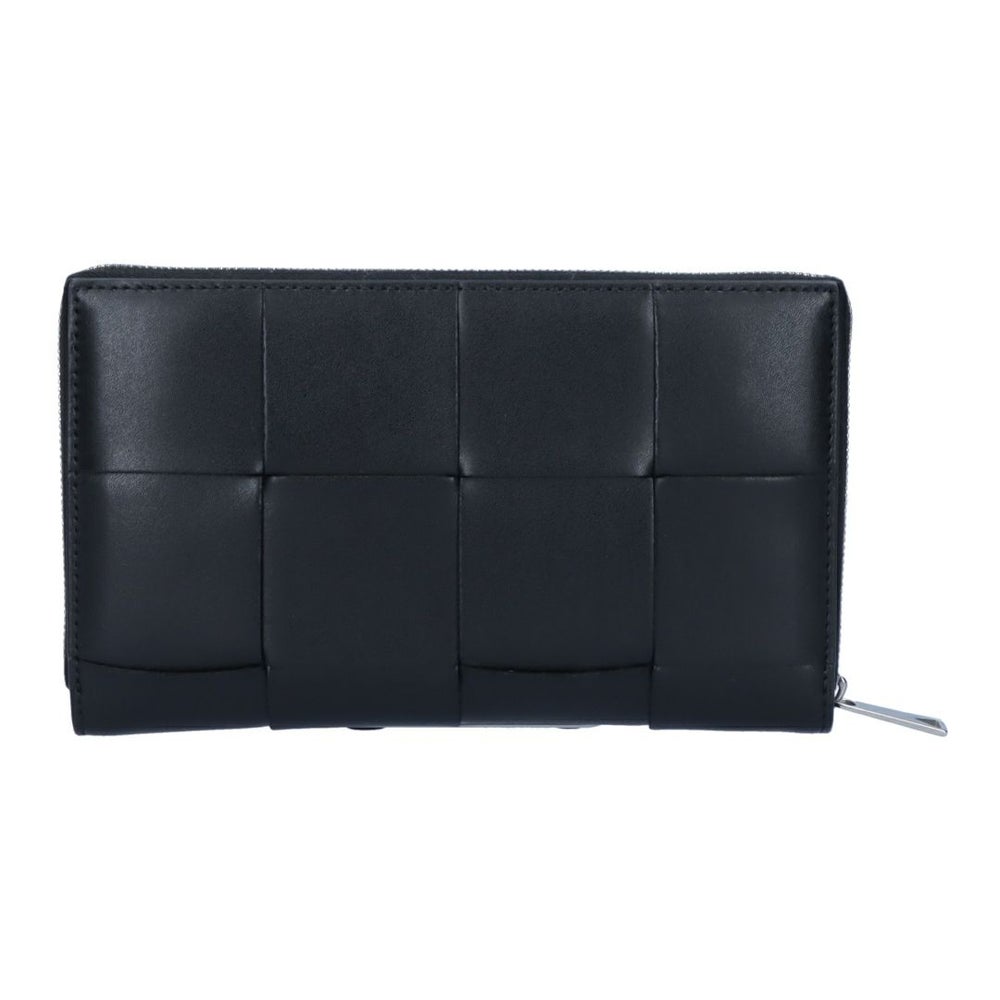ボッテガヴェネタ BOTTEGA VENETA 長財布 ラウンド財布 イントレチャート カセット 649607 V47V1 8803 BLACK