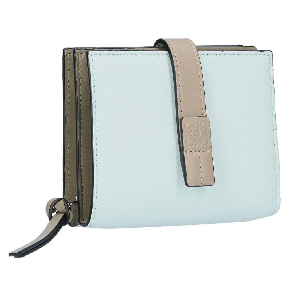 ロエベ LOEWE 折財布 二つ折り財布 C660Z41X02 6874 FROZEN/CLAY コンパクト ジップウォレット 【お取り寄せ】