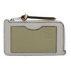 ロエベ LOEWE コインケース カードケース コインカードホルダー C660Z40X07 5666 SHELL GREY/EUCALYPTUS 小銭入れ フラグメントケース 【お取り寄せ】