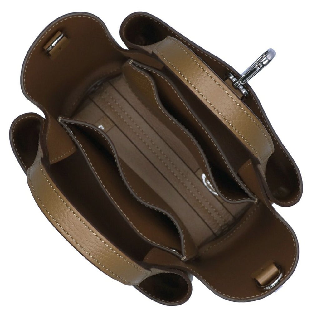 トッズ TODS 2WAYバッグレザー バッグ マイクロ Tタイムレス XBWAPAFL000 QRI 3L26 DARK BROWN