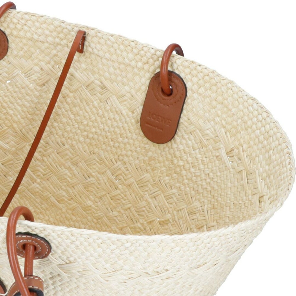 ロエベ LOEWE かごバッグ バスケットバッグ アナグラム A223T43X02 ベージュ系(2435 NATURALE/TAN) 【ギフト不可】 【お取り寄せ】