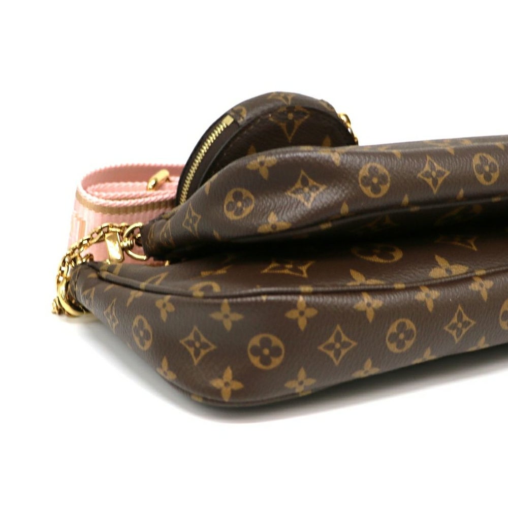 【リユース品】 ルイヴィトン LOUIS VUITTON バッグ 2WAYバッグ ミュルティ ポシェット アクセソワール M44840 ブラウン系/ピンク 【お取り寄せ】
