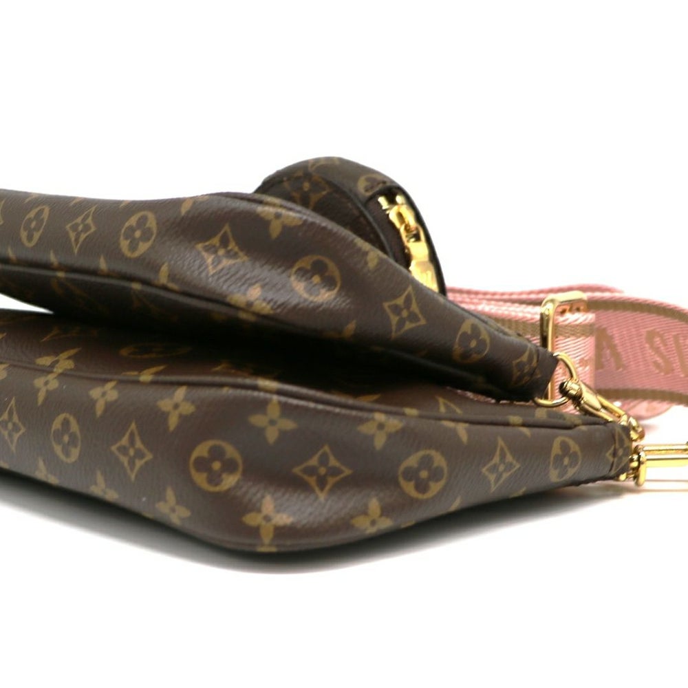 【リユース品】 ルイヴィトン LOUIS VUITTON バッグ 2WAYバッグ ミュルティ ポシェット アクセソワール M44840 ブラウン系/ピンク 【お取り寄せ】
