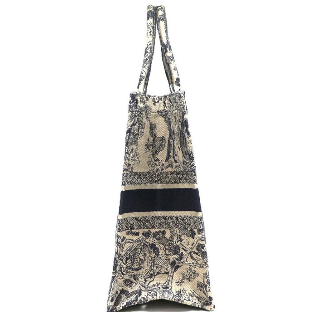 【リユース品】 ディオール DIOR バッグ トートバッグ ブックトート　ラージ ブラック/ホワイト 【お取り寄せ】