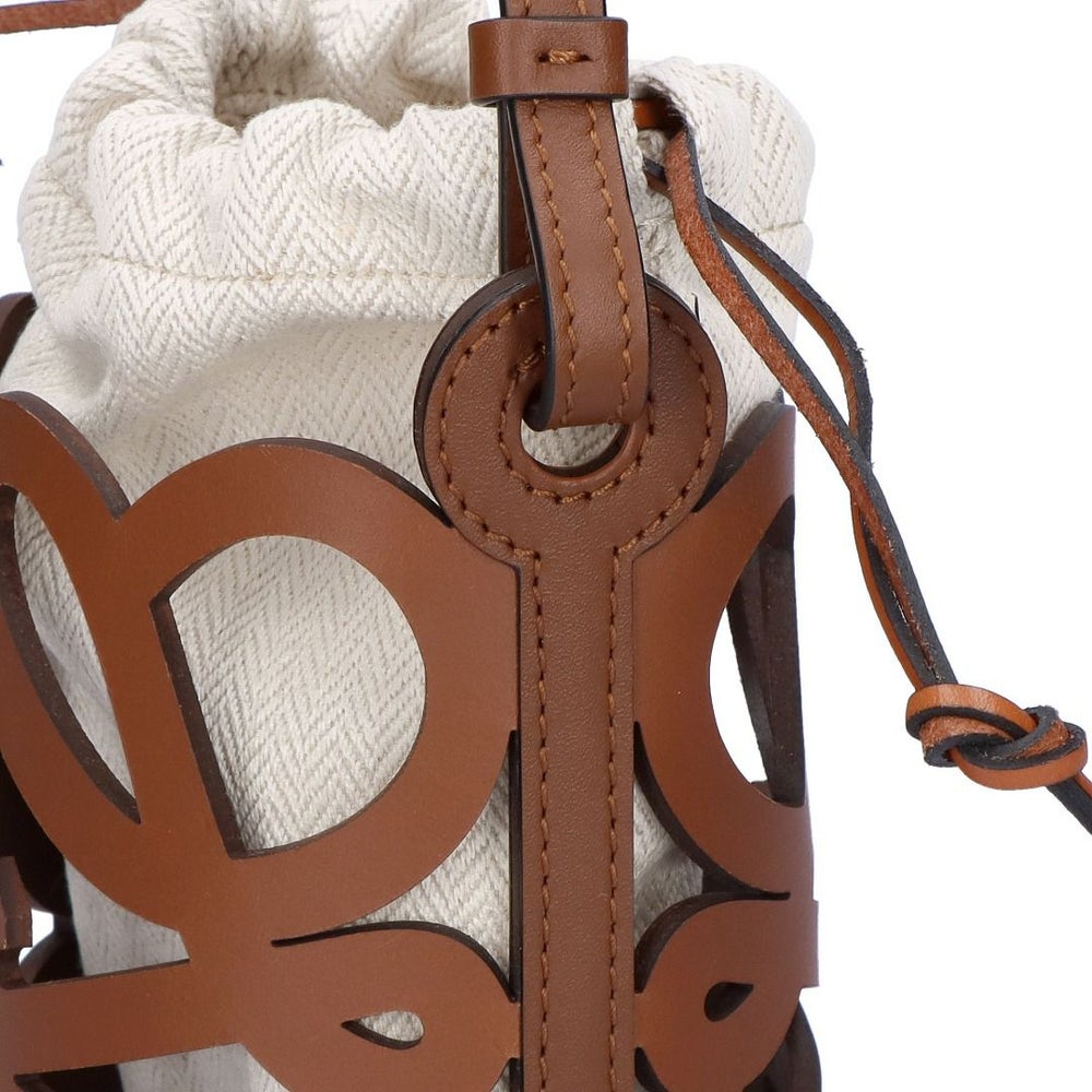 ロエベ LOEWE ショルダーバッグ ANAGRAM CUT OUT POCKET アナグラム カット アウト ポケット C922Y62X07 3892 TAN/ECRU 【お取り寄せ】