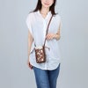 ロエベ LOEWE ショルダーバッグ ANAGRAM CUT OUT POCKET アナグラム カット アウト ポケット C922Y62X07 3892 TAN/ECRU 【お取り寄せ】