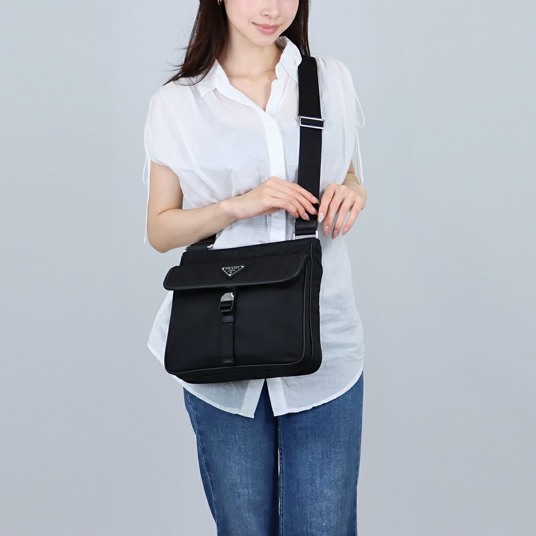 プラダ PRADA ショルダーバッグ Re-Nylon 2VH119 2DMH XOO F0002 NERO