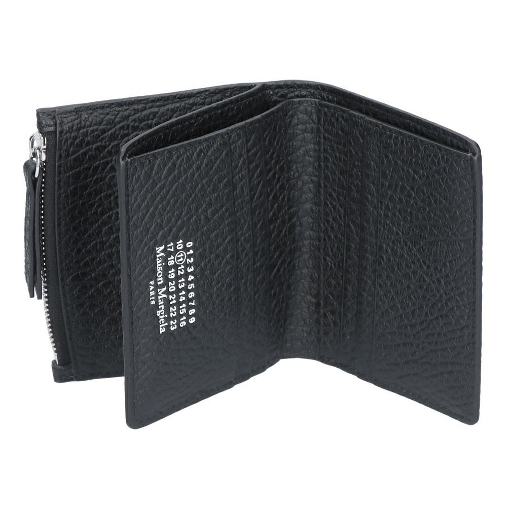 メゾンマルジェラ MAISON MARGIELA 折財布 二つ折財布 SA1UI0023 P4455 T8013 BLACK 4ステッチ フリップフラップ ウォレット
