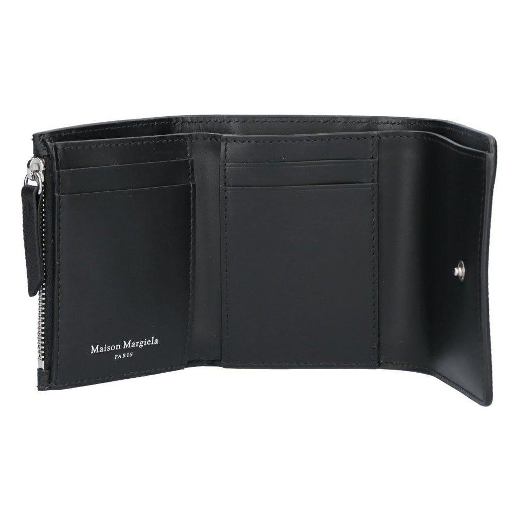 メゾンマルジェラ MAISON MARGIELA 折財布 三つ折財布 SA3UI0017 P4745 T8013 BLACK 4ステッチ 三つ折り ウォレット