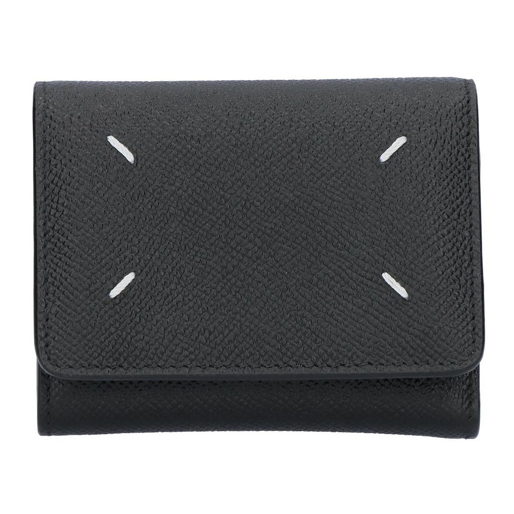 メゾンマルジェラ MAISON MARGIELA 折財布 三つ折財布 SA3UI0017 P4745 T8013 BLACK 4ステッチ 三つ折り ウォレット