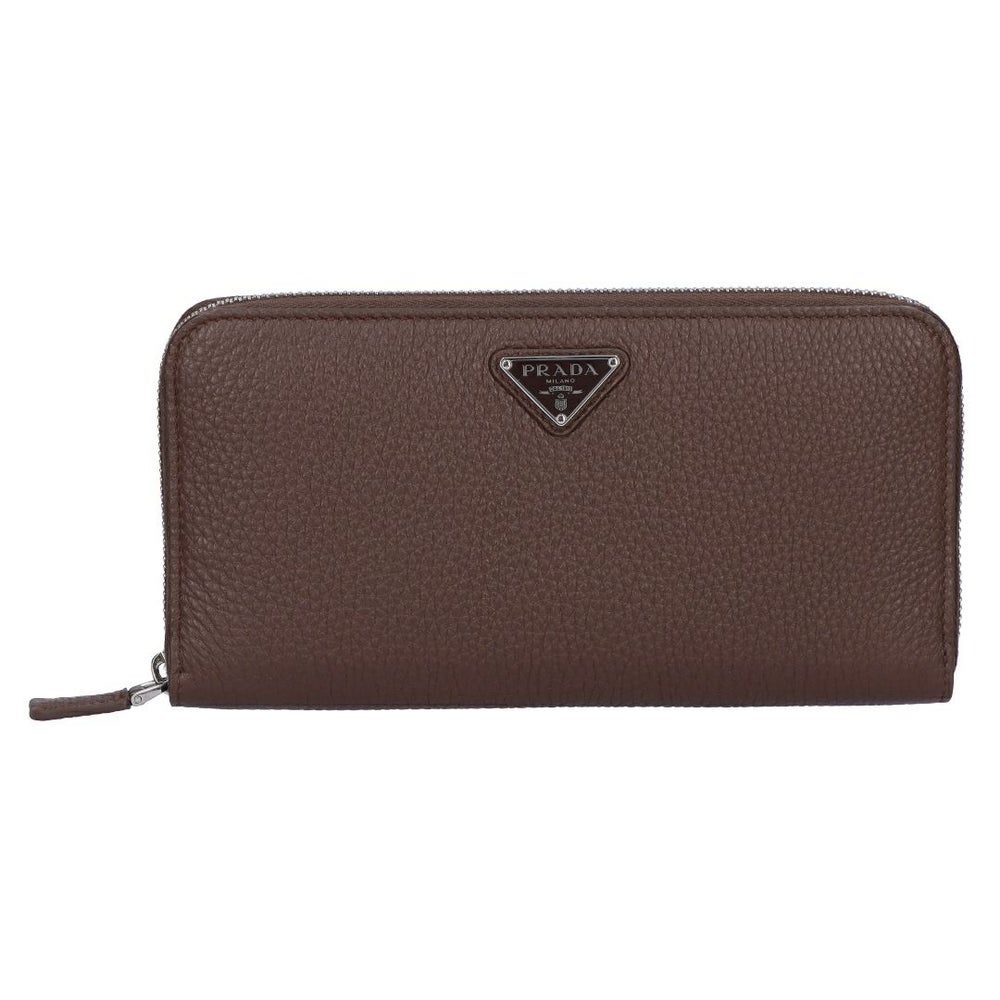 プラダ PRADA 長財布 VIT.DAINO TRIAN ヴィッテロ ダイノ 2ML317 2E54 F0038 BRUCIATO 【お取り寄せ】