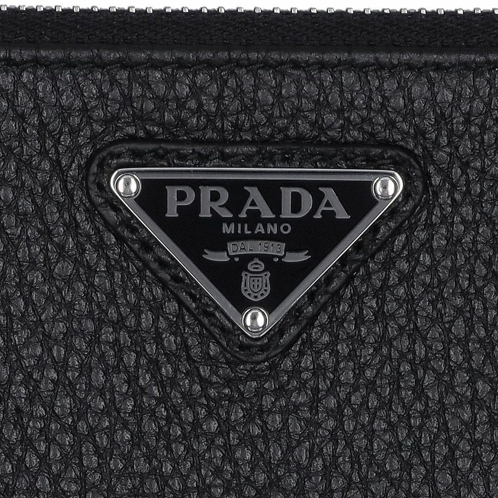プラダ PRADA コインケース 小銭入れ カードケース フラグメントケース VIT.DAINO TRIAN ヴィッテロ ダイノ 2MC086 2E54 F0002 NERO 【お取り寄せ】