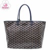 【リユース品】 ゴヤール GOYARD バッグ トートバッグ サンルイPM ネイビー／ブラウン 【お取り寄せ】