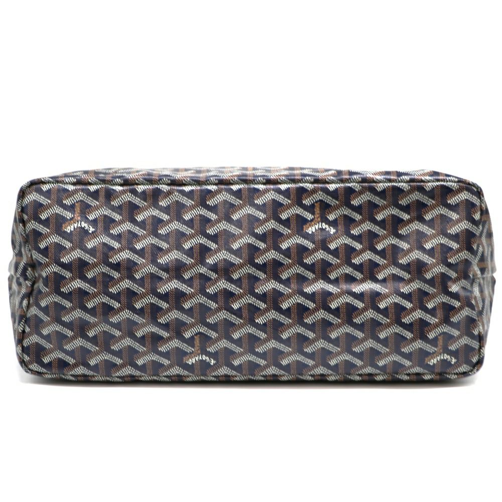 【リユース品】 ゴヤール GOYARD バッグ トートバッグ サンルイPM ネイビー／ブラウン 【お取り寄せ】