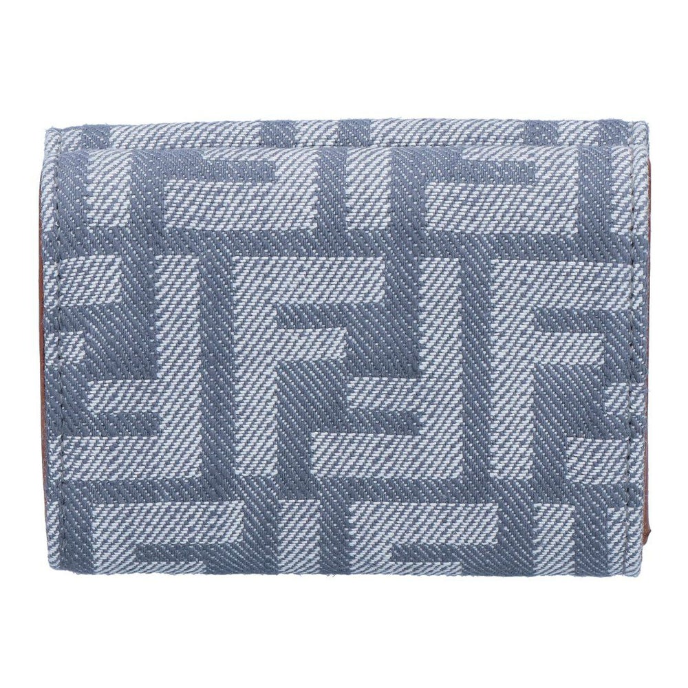 フェンディ FENDI 折財布 三つ折り財布 FFジャガード 8M0395 AUT4 F1SXQ MYRTLE+DARK NUT+SO 【お取り寄せ】