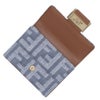 フェンディ FENDI 折財布 三つ折り財布 FFジャガード 8M0395 AUT4 F1SXQ MYRTLE+DARK NUT+SO 【お取り寄せ】