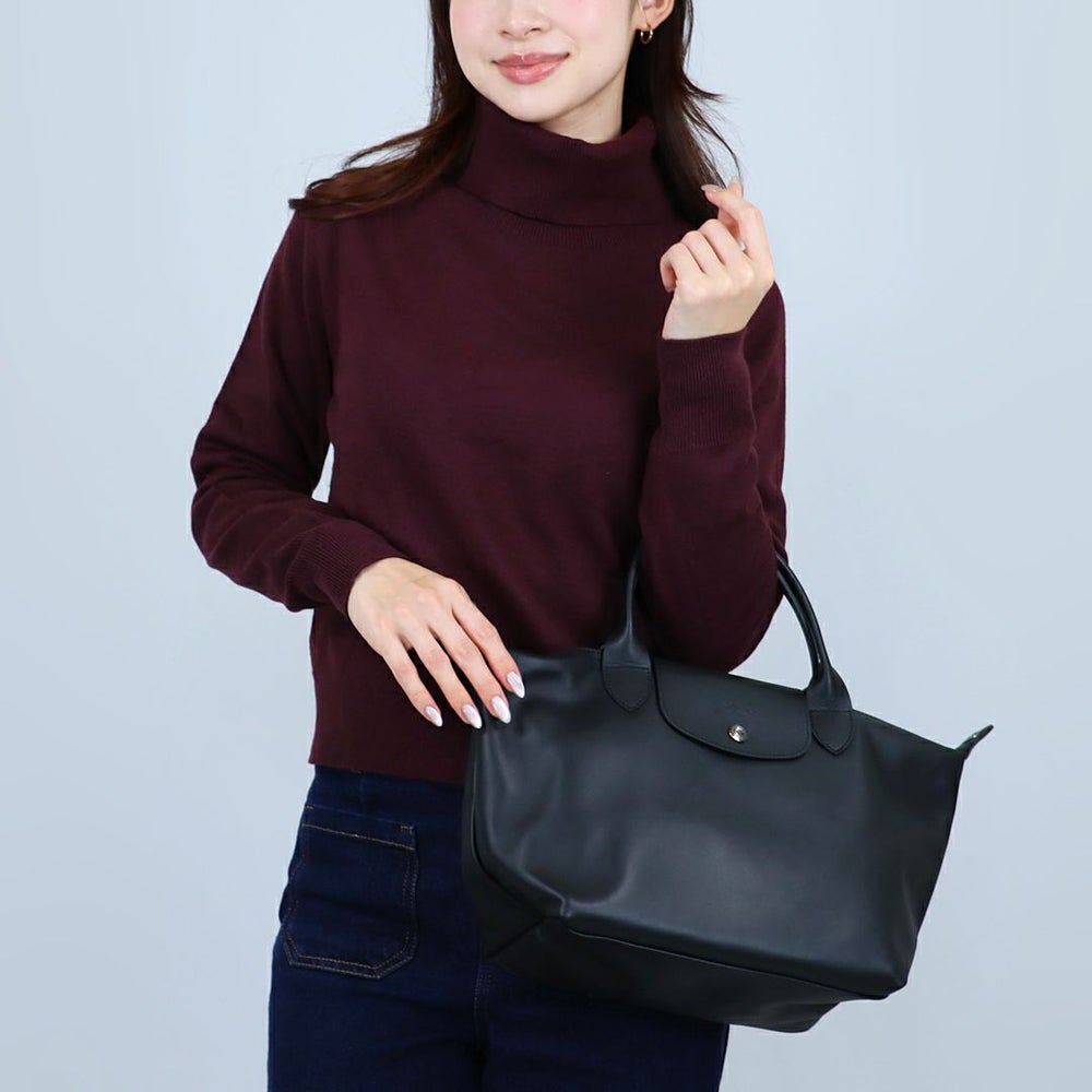 ロンシャン LONGCHAMP 2WAYバッグ ル プリアージュ エクストラ S トップハンドルバッグ レザー L1512 987 001 BLACK