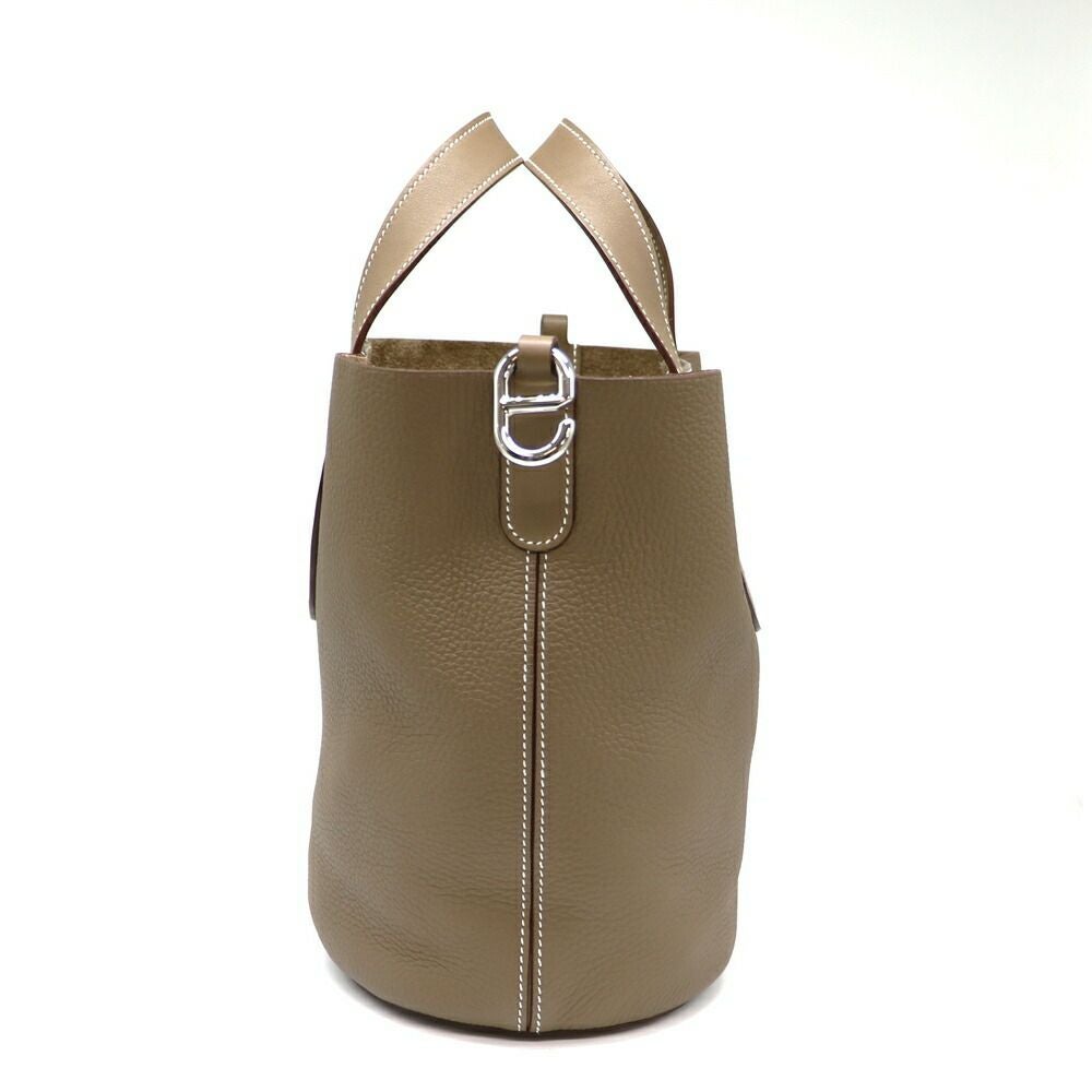 【リユース品】 エルメス HERMES バッグ ハンドバッグ インザループ23 エトープ/シルバー金具 【お取り寄せ】