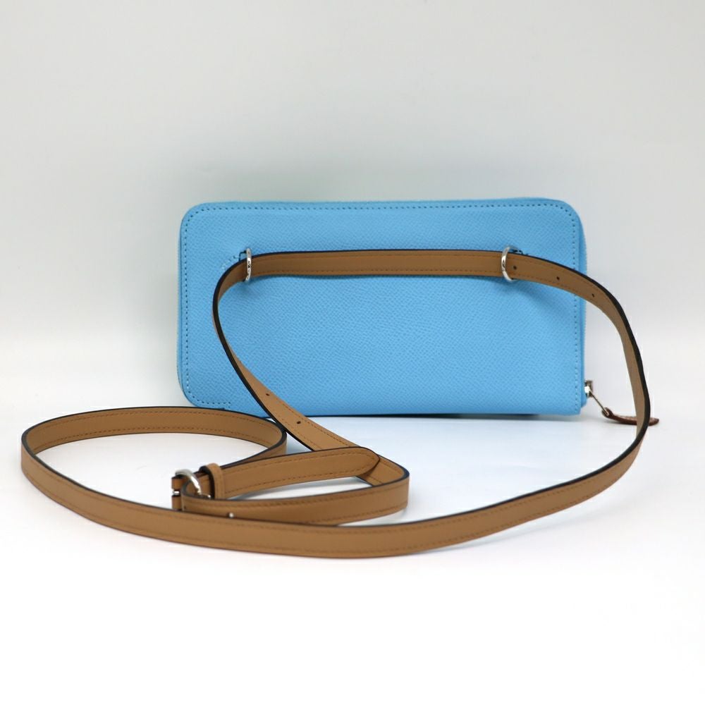 【リユース品】 エルメス HERMES バッグ ショルダーバッグ ヌーヴォートゥーゴー ライトブルー系/グリーン系/シルバー金具 【お取り寄せ】