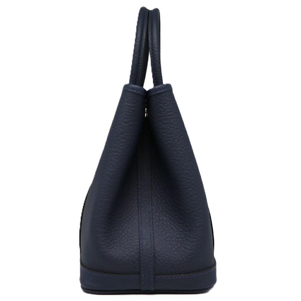【リユース品】 エルメス HERMES バッグ ハンドバッグ ガーデンパーティPM ブルーインディゴ 【お取り寄せ】