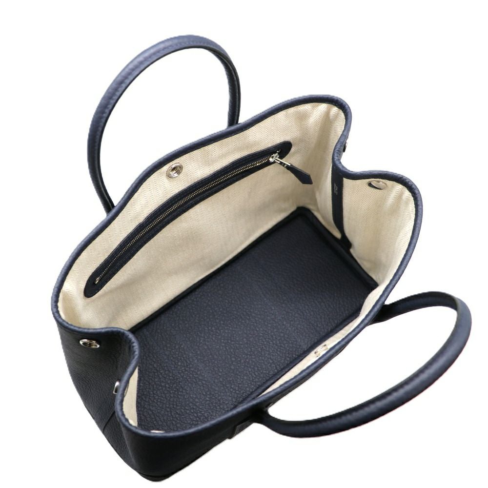 【リユース品】 エルメス HERMES バッグ ハンドバッグ ガーデンパーティPM ブルーインディゴ 【お取り寄せ】