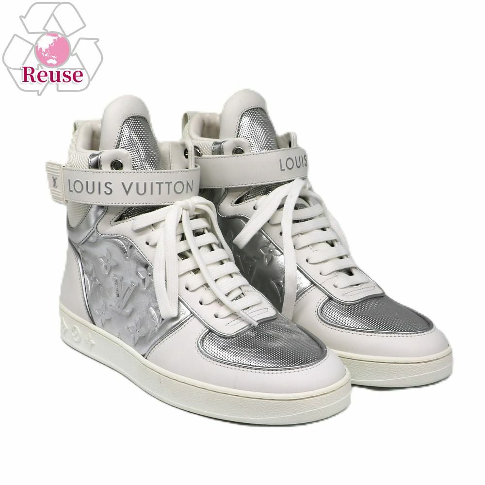 【リユース品】 ルイヴィトン LOUIS VUITTON 靴 スニーカー ブーンボックス・ライン スニーカー シルバー系/ホワイト 【お取り寄せ】
