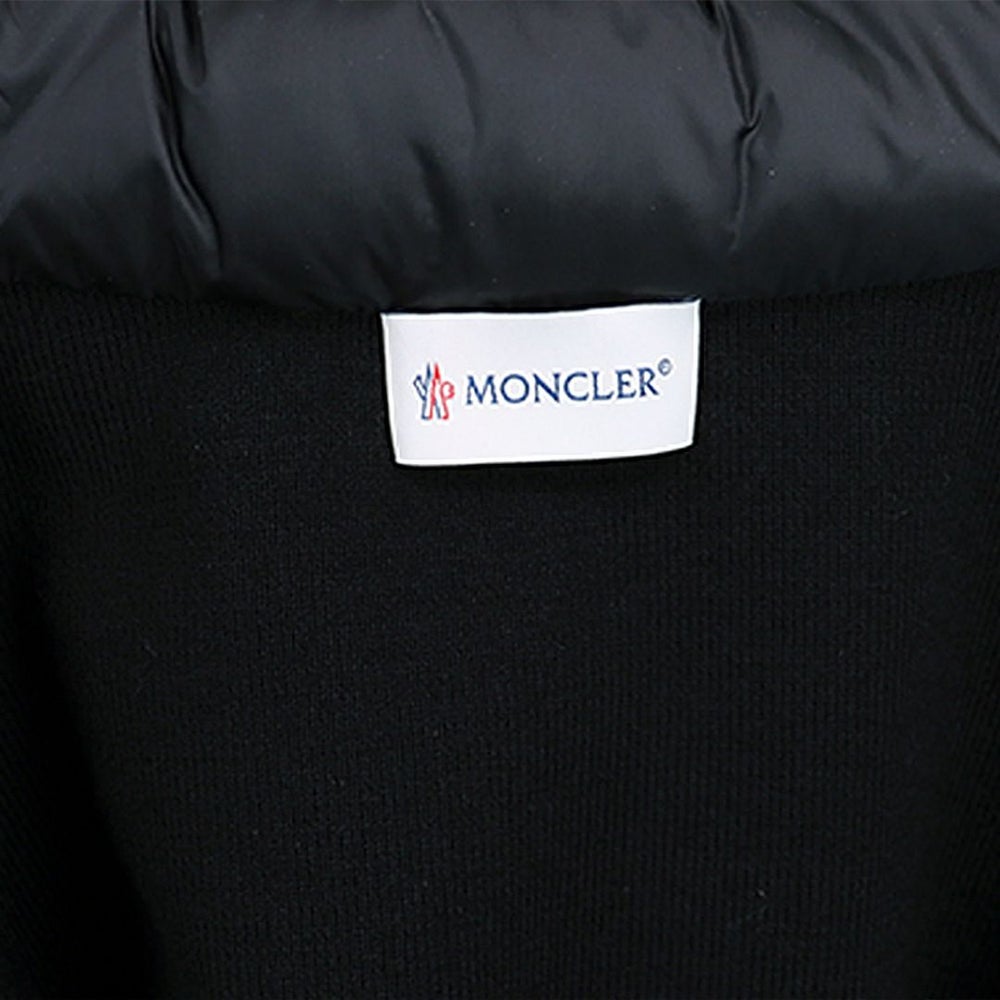モンクレール MONCLER レディース ダウンジャケット ダウンニット セーター カーディガン 9B000 19 M1122 999 BLACK